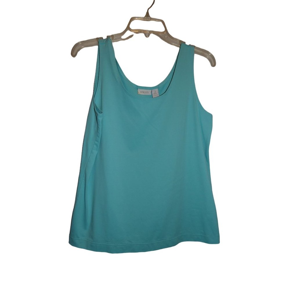 Women's Blue Tank Top, Chico's Brand, Size Large